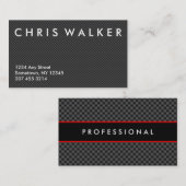 Carte de visite de professionnel de texture de (Devant / Derrière)