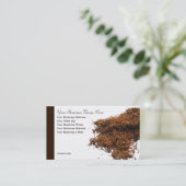 Carte de visite de professionnel de thème du tabac (Debout devant)