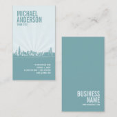 Carte de visite de professionnel d'horizon de (Devant / Derrière)