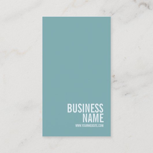 Carte de visite de professionnel d'horizon de (Dos)