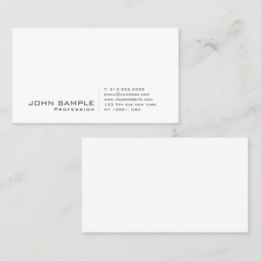 Carte De Visite De professionnel lustre moderne à la mode créatif (Devant / Derrière)