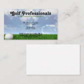 Carte de visite de professionnels de golf (Devant / Derrière)