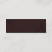 Carte de visite de profil de mandala de (Dos)