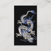 Carte de visite de profil de tigre de dragon (Dos)