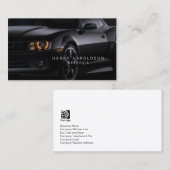 Carte de visite de profil de voiture brillant méca (Devant / Derrière)