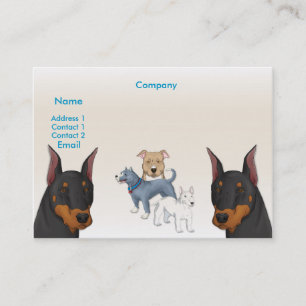 Carte de visite de profil K9