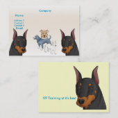 Carte de visite de profil K9 (Devant / Derrière)