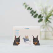 Carte de visite de profil K9 (Debout devant)