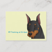 Carte de visite de profil K9 (Dos)