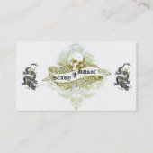 Carte de visite de profil Mista SCARY Skull Banner (Dos)