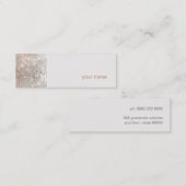 Carte de visite de profil moderne et Hip mini (Devant / Derrière)