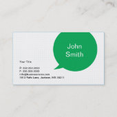 Carte de visite de programmeur de jeu Flying Flrow (Dos)