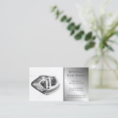 Carte de visite de projecteur de voiture blanc mod (Debout devant)