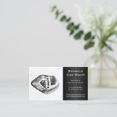 Carte de visite de projecteur de voiture blanc mod (Debout devant)