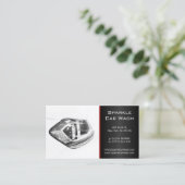 Carte de visite de projecteur de voiture blanc mod (Debout devant)