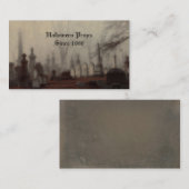 Carte de visite de Props d'Halloween (Devant / Derrière)