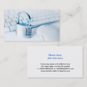 carte de visite de protection de l'ordinateur (Devant / Derrière)