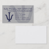 Carte de visite de Psych (Devant / Derrière)