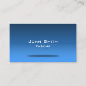Carte de visite de psychiatre de l'espace bleu (Devant)