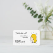 Carte de visite de psychologie (modifiable) (Debout devant)