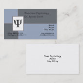 Carte de visite de psychologue (Devant / Derrière)
