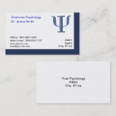 Carte de visite de psychologue (Devant / Derrière)
