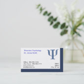 Carte de visite de psychologue (Debout devant)