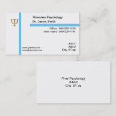 Carte de visite de psychologue (Devant / Derrière)