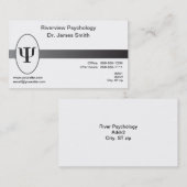 Carte de visite de psychologue (Devant / Derrière)