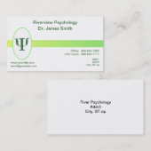 Carte de visite de psychologue (Devant / Derrière)