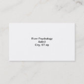 Carte de visite de psychologue (Dos)