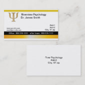 Carte de visite de psychologue (Devant / Derrière)