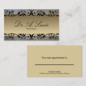 Carte de visite de psychologue et de psychiatre - (Devant / Derrière)