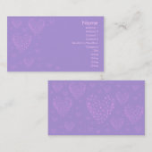 Carte de visite de Purple Heart (Devant / Derrière)