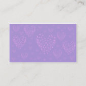 Carte de visite de Purple Heart (Dos)