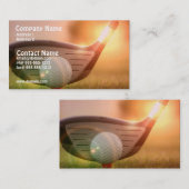 Carte de visite de putter de golf (Devant / Derrière)