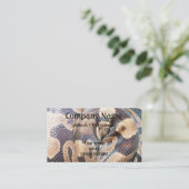 Carte de visite de python de boule (Debout devant)