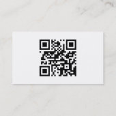 Carte de visite de QR (Dos)