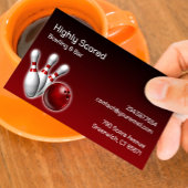 Carte de visite de quilles