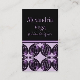 Carte de visite de radiance classique, violet