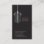 Carte de visite de radiodiffusion (Dos)