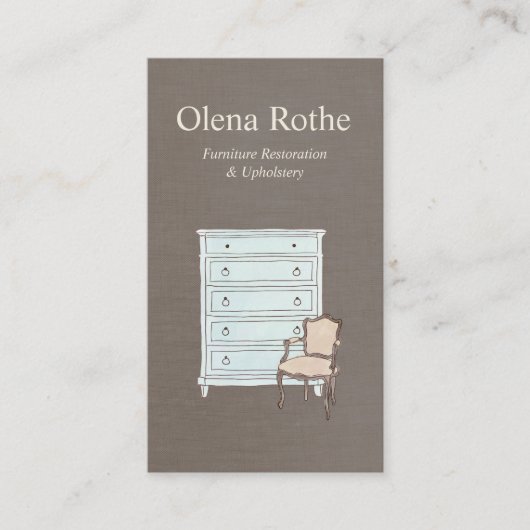 Carte de visite de raffineur de restauration de me (Devant)