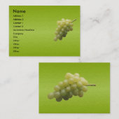 Carte de visite de raisins (Devant / Derrière)