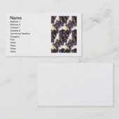 Carte de visite de raisins de raisins (Devant / Derrière)