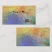 Carte de visite de raisins d'été (Devant / Derrière)