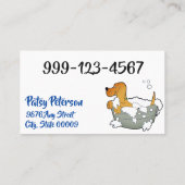 Carte de visite de rappel de rendez-vous (Dos)