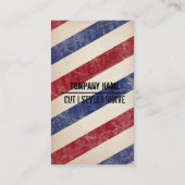 Carte de visite de raseur-coiffeur (Dos)