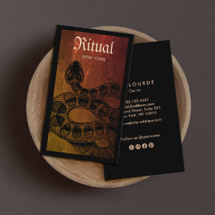 Carte de visite de Rattlesnake Macabre