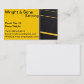 Carte de visite de rayage de parking (Devant / Derrière)