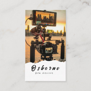 Carte de visite de réalisateur de film producteur
